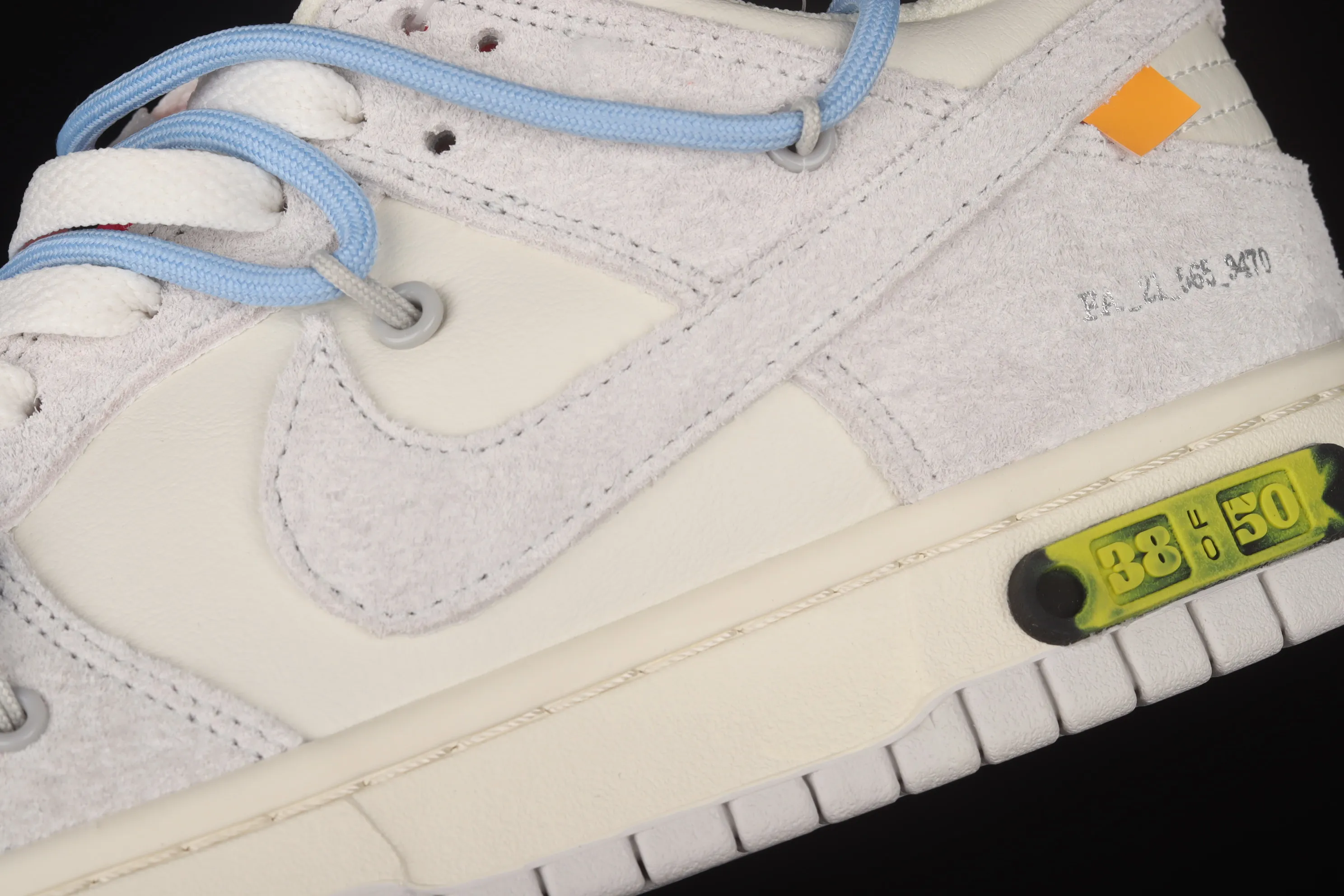 All Categories Nk SB Dunk Series Nk SB Dunk Low low-top sneakers OF x Nk Dunk Low "12 of 50" OW suede SB smashed backboard fashion casual sneakers DJ0950-113